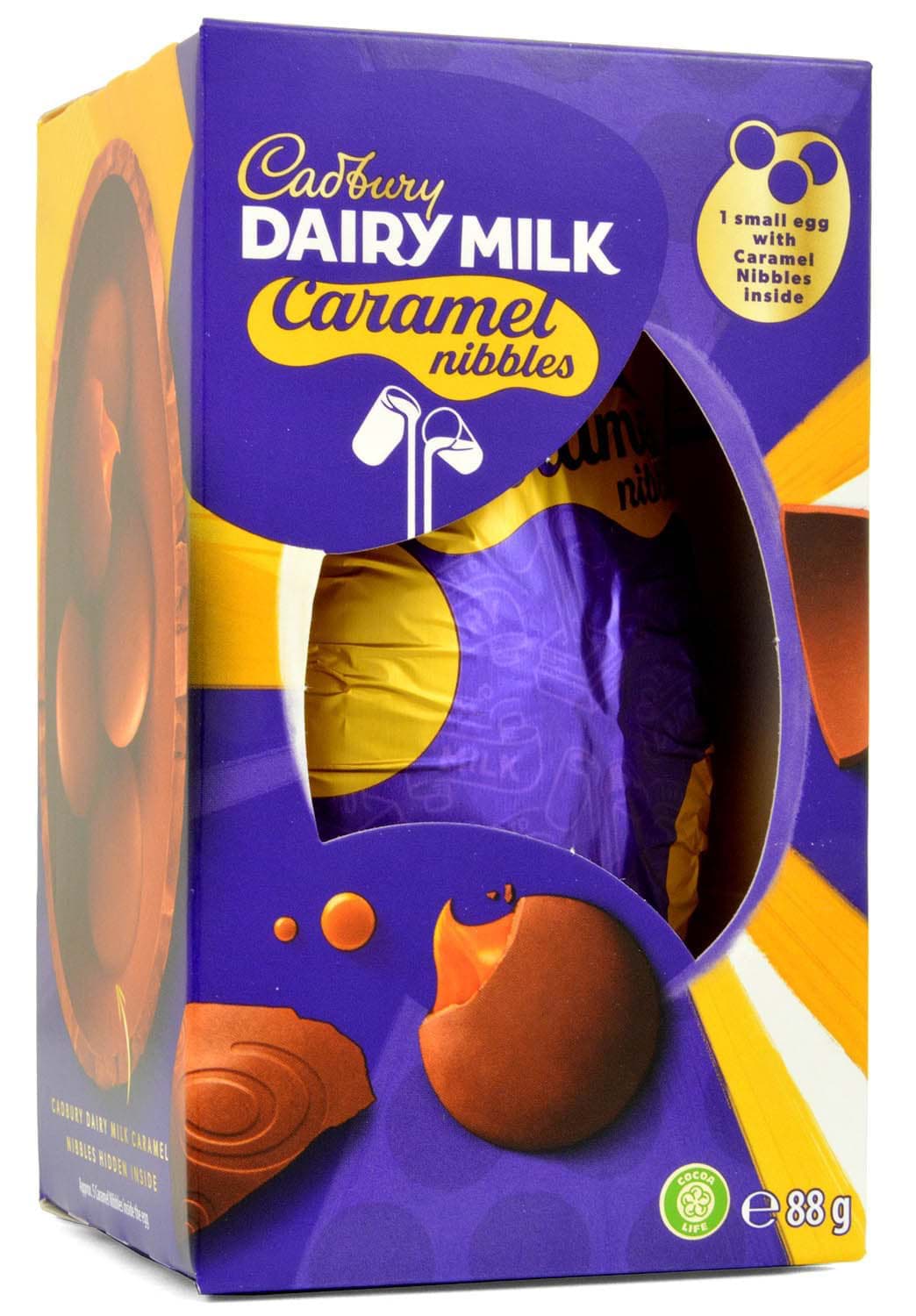Cadbury Small Dairy Milk Caramel Nibbles Egg 88g